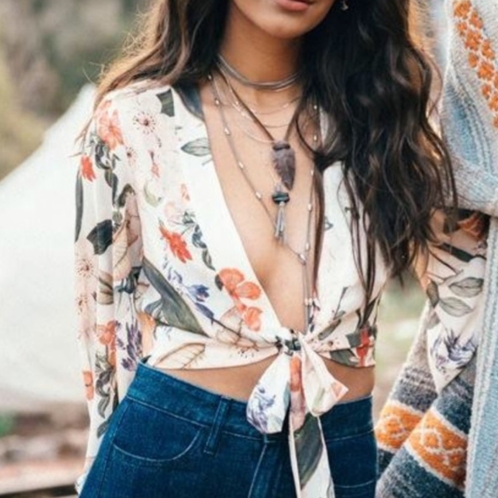 Show Me Your MuMu Jordan Tie Top